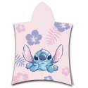 Ręcznik bawełniany ponczo z kapturem 50x115 Lilo i Stitch
