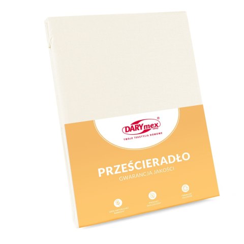 Prześcieradło bawełna ECRU/022/205x220