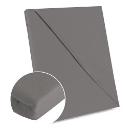 Prześcieradło bawełna JASNY SZARY/037/160x205