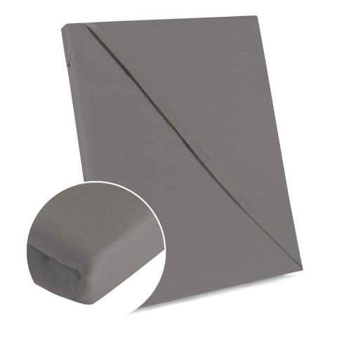 Prześcieradło bawełna JASNY SZARY/037/160x220