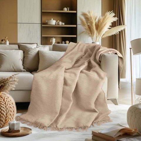 Koc T Bawełniany/BA861/200x220 j.beż