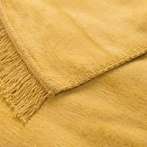 Koc T Bawełniany/BA866/150x200 musztarda