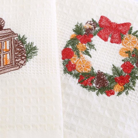 Komplet ręczników kuchennych bawełnianych NILTEKS/2x40x60/CHR043/V1