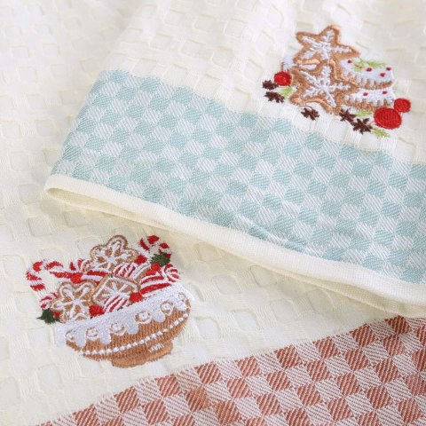 Komplet ręczników kuchennych bawełnianych NILTEKS/3x45x65/CHR055