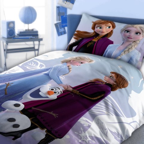 Pościel bawełna 160x200+1p70x80 Kraina Lodu 002