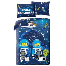 Pościel mikrofibra 140x200+1p70x90 Lego Kosmos