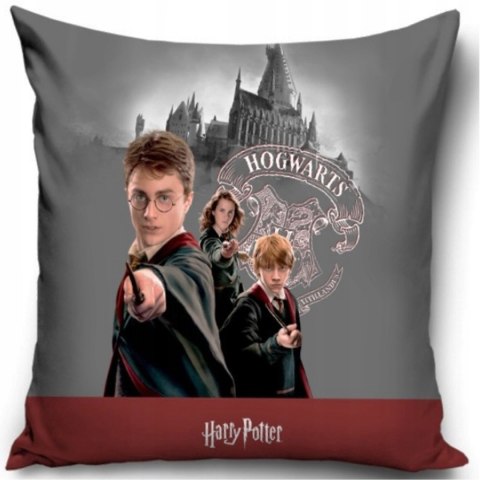 Poszewka mikrofibra 40x40 Harry Potter szary