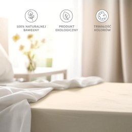 Prześcieradło bawełna ECRU/022/160x220