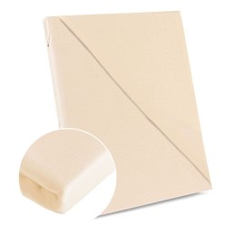 Prześcieradło bawełna JASNY BEŻ/047/160x220