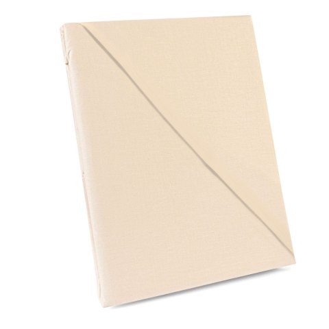 Prześcieradło bawełna JASNY BEŻ/047/160x220