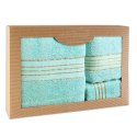 Ręcznik D Bawełna 100% Tiwano Jasny Turkus (P) 30x50+50x90+70x140 kpl.