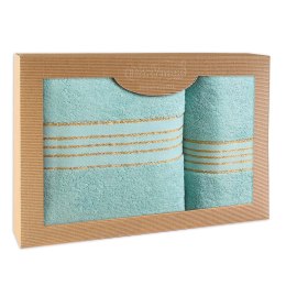 Ręcznik D Bawełna 100% Tiwano Jasny Turkus (P) 50x90+70x140 kpl.