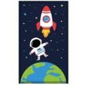 Ręcznik przedszkolny dla dziecka 30x50 Kosmos