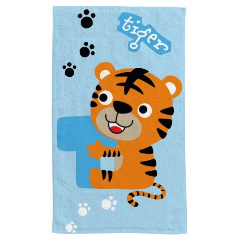 Ręcznik przedszkolny dla dziecka 30x50 Tygrysek