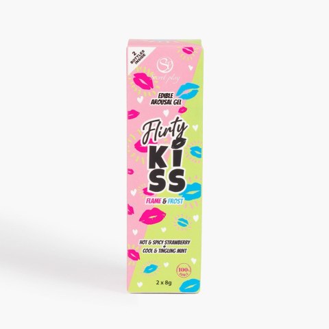 Secret Play - FEMARVI S.L. FLIRTY KISS EDIBLE AROUSAL GEL - STRAWBERRY AND MINT