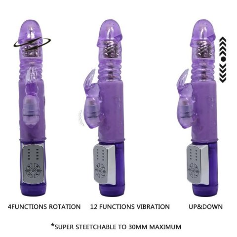 Baile - Boys of Toys Sp. z. o.o. (dystrybutor) BAILE - Mr. RABBIT 4 Rotations, 4 Vibrations, Thrusting