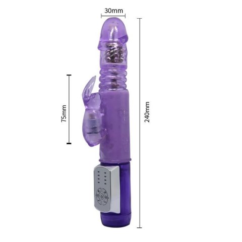 Baile - Boys of Toys Sp. z. o.o. (dystrybutor) BAILE - Mr. RABBIT 4 Rotations, 4 Vibrations, Thrusting