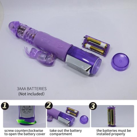 Baile - Boys of Toys Sp. z. o.o. (dystrybutor) BAILE - Mr. RABBIT 4 Rotations, 4 Vibrations, Thrusting