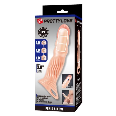 Baile - Boys of Toys Sp. z. o.o. (dystrybutor) Pretty Love 3.0" Adjustable Penis Sleeve Extender