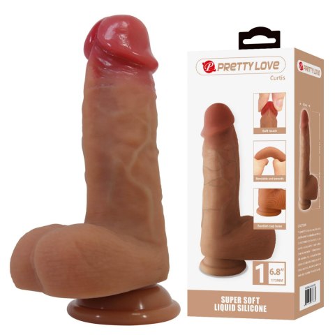 Baile - Boys of Toys Sp. z. o.o. (dystrybutor) Pretty Love Curtis 6.8" Super Soft Liquid Silicone Dildo