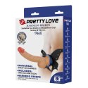 Baile - Boys of Toys Sp. z. o.o. (dystrybutor) Pretty Love Wells 6.3" Silicone Dildo with Harness Briefs