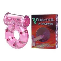 Baile - Boys of Toys Sp. z. o.o. (dystrybutor) Vibrating Cock Ring & Condom Set - Pink