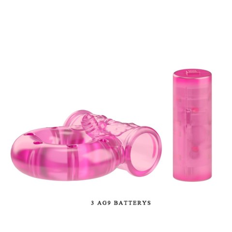 Baile - Boys of Toys Sp. z. o.o. (dystrybutor) Vibrating Cock Ring & Condom Set - Pink