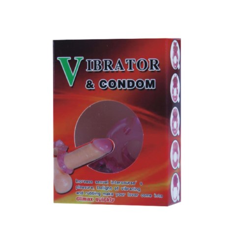 Baile - Boys of Toys Sp. z. o.o. (dystrybutor) Vibrating Cock Ring & Condom Set - Pink