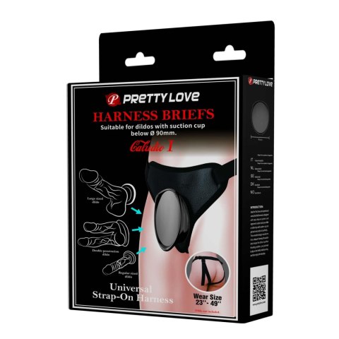 Baile - Boys of Toys Sp. z. o.o. (dystrybutor) Pretty Love Fogg II Black Universal Harness Briefs