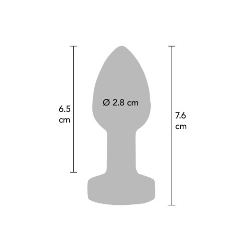 Wibrujący korek analny The Glider Vibrating Plug Small Toy Joy