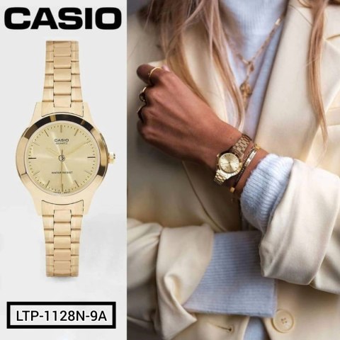 Casio ZEGAREK DAMSKI CASIO LTP-1128N-9A (zd543a) + BOX