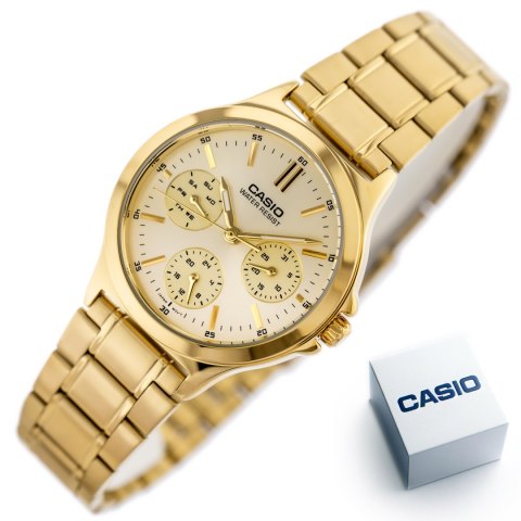 Casio ZEGAREK DAMSKI CASIO LTP-V300G-9A (zd566c) + BOX