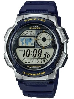 Casio ZEGAREK MĘSKI CASIO AE-1000W 2AV (zd073e) - WORLD TIME + BOX