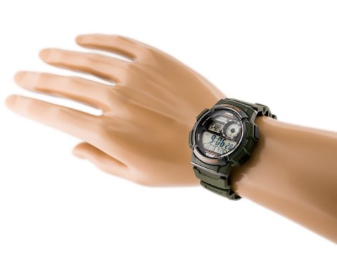 Casio ZEGAREK MĘSKI CASIO AE-1000W 3AVDF (zd073b) - WORLD TIME + BOX