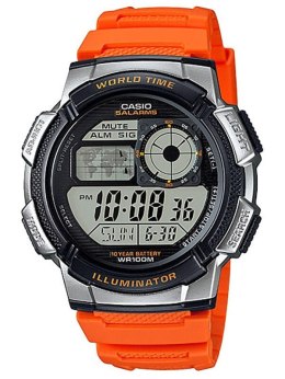 Casio ZEGAREK MĘSKI CASIO AE-1000W 4BV (zd073d) - WORLD TIME + BOX