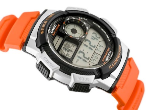 Casio ZEGAREK MĘSKI CASIO AE-1000W 4BV (zd073d) - WORLD TIME + BOX