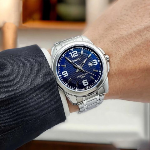 Casio ZEGAREK MĘSKI CASIO MTP-1314D-2AV (zd024a) + BOX