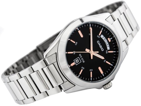 Casio ZEGAREK MĘSKI CASIO MTP-1370D-1A2V (zd025a) + BOX