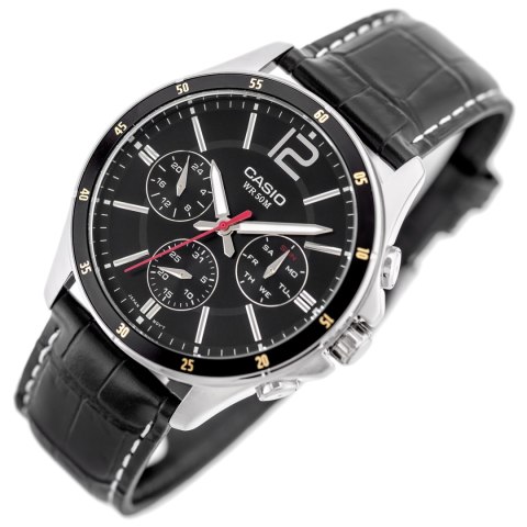 Casio ZEGAREK MĘSKI CASIO MTP-1374L-1AV (zd064b) + BOX