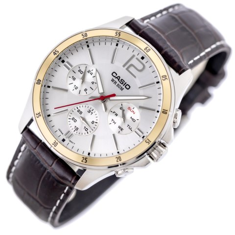 Casio ZEGAREK MĘSKI CASIO MTP-1374L-7AVDF (zd064a) + BOX