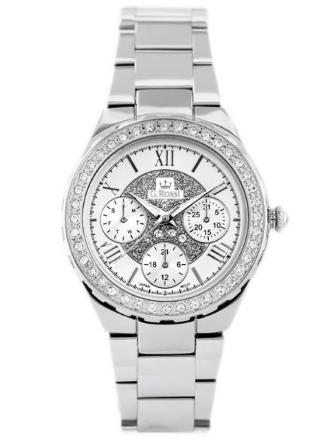 G. Rossi ZEGAREK G. ROSSI - ALORE (zg646a) silver + BOX