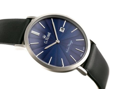 G. Rossi ZEGAREK MĘSKI G. ROSSI - 10853A - SLIM (zg184b) + BOX