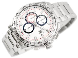 G. Rossi ZEGAREK MĘSKI G. ROSSI - BLUES (zg094d) - WHITE + BOX