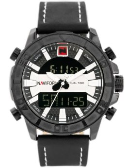 Naviforce ZEGAREK MĘSKI NAVIFORCE - NF9114 (zn046a) - black/silver