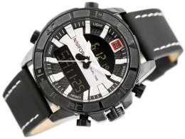 Naviforce ZEGAREK MĘSKI NAVIFORCE - NF9114 (zn046a) - black/silver