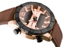 Naviforce ZEGAREK MĘSKI NAVIFORCE - NF9114 (zn046e) - brown/rosegold