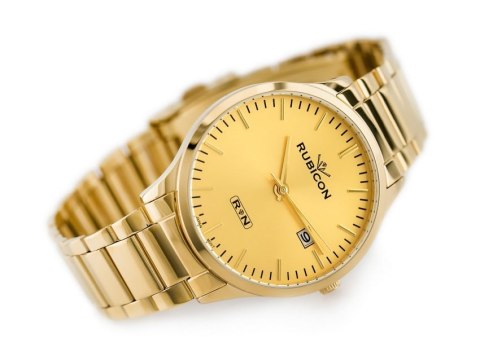 Rubicon ZEGAREK MĘSKI RUBICON RNDD60 (zr078d) - stalowy