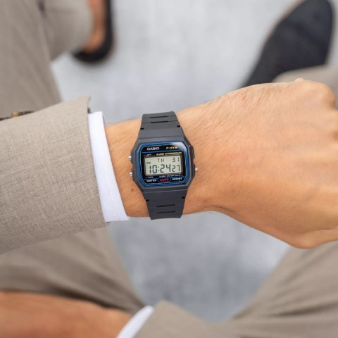 Casio ZEGAREK MĘSKI CASIO F-91W-1YER (zd086a) - KLASYKA + BOX