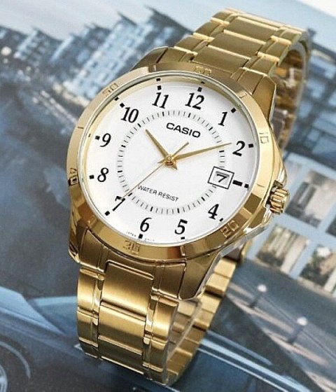 Casio ZEGAREK MĘSKI CASIO MTP-V004G-7B (zd047c) + BOX