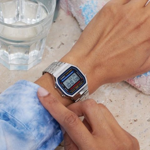 Casio ZEGAREK UNISEX CASIO A168WA-1W - VINTAGE + BOX